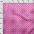 thumbnail image 3 of oneOone Polyester Spandex Fuschia Pink Fabric Geometric Tile Sewing Craft Projects Fabric Prints By Yard 56 Inch Wide, 3 of 4