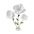thumbnail image 3 of GUOOL Wedding Giant Flowers for Decoration with Standing Base for Birthday Parties White, 3 of 9