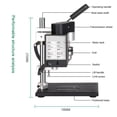 thumbnail image 4 of Mini Perceuse à Pression Petite, Régulation de Vitesse CC, Perceuse Électrique, Machine de Perçage, Perceuse de Bureau sur Banc, Support de Perceuse Électrique de Précision, Corps à Haute Résistance, 4 of 7