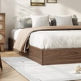 thumbnail image 3 of EDTara Wooden Platform Bed Frame, Twin/Full/Queen/King, Sturdy Slats, Simple Floor Bed, No Box Spring Required, 3 of 6