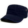 thumbnail image 1 of ORUYROP Casquette Classique en Coton à Dessus Plat pour Cadet Militaire, Chapeau d'Armée, 1 of 7