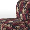 thumbnail image 4 of Designart « Grand Regency Damask I » Fauteuil d'Appoint Rembourré à Motif Floral Rouge - Fauteuil de Style Champêtre pour Salon, 4 of 7