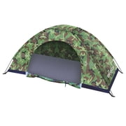 Yeacher Camping Tent for 2 Person Single Layer Outdoor Portable Camouflage