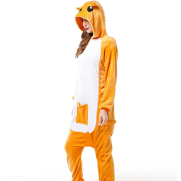 Rompers for Women Winter Adult Onesie Costume Plush One-piece Jumpsuit Comfortable Pajamas For Women Workout Romper on Clearance
