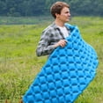thumbnail image 1 of Mefallenssiah Camping Inflatable Sleeping Mats Outdoor Tpu Foot Padded Inflatable Beach Mat, Mois&Ture-Proof Picnic Mat, 1 of 9