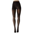 thumbnail image 3 of Hanes 810 Collants pour Femmes Alive à Maintien Complet, Taille à Bout Renforcé - E, Noir Jais, 3 of 3