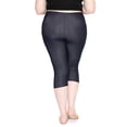 thumbnail image 3 of Stretch Is Comfort Women's Plus Size Knee Length Leggings| Adult X-Large - 7x, 3 of 5