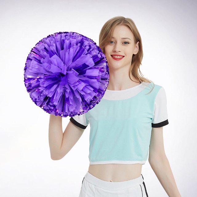 2PCS Cheerleading Handheld Colorful Flowers Sports Activities Performance Cheering Party Decorations for Women College Graduation Party Decorations 2022 Party Party Dress Party Decorations