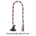 thumbnail image 3 of Halloween Decorations Halloween Beads String Wood Color Colorful Wood Beads Fringe String Fringe Home Decoration Pendant Deal of The Day Today Sales #60, 3 of 6