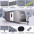 thumbnail image 2 of QinaQin 20-22 Ft Rv Cover, Camping Trailer Cover, with Uv Protection, Windproof Straps, Uv and Waterproof Protection, Includes Tire Cover, Jack Cover and Adhesive Patch, 2 of 7