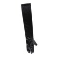 thumbnail image 3 of Unique Bargains Paires de Gants à Doigts Complets Extensibles pour Femmes, Longueur Opéra, 3 of 7