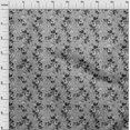 thumbnail image 4 of oneOone Coton Popeline Gris Tissu Floral Rétro Robe Tissu Tissu Imprimé par la Cour 56 Pouces de Large, 4 of 5