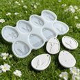 thumbnail image 1 of BotaniNest Cavities Silicone Mould Easter Silicone Moulds Casting Moulds Easter For Rabbits Pendant Epoxy Resin Casting Mould Rabbit Casting Mould Easter, 1 of 4
