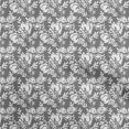 thumbnail image 1 of oneOone Polyester Spandex Gray Fabric Floral Sewing Material Print Fabric By The Yard 56 Inch Wide, 1 of 4