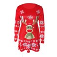 thumbnail image 4 of Robe Maxi 2025 pour Femmes Robe Portefeuille d'Été Col Rond à Pois Imprimée Décontractée Robe à Col en V Sans Manches Ligne A Plissée Robe Midi à Col en V Ample Froncée Fluide Décontractée pour Femmes Robes Débardeur d'Été, 4 of 6
