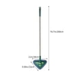 thumbnail image 4 of MTBLYS Triangle Mop Household Sweeping Tool Stainless Steel Handle 3-In-1 for Ceiling Wall Glass Cleaning Rotating Microfiber Head, 4 of 7