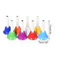 thumbnail image 3 of Clochettes à Main 8 Notes pour Enfants et Adultes, Ensemble de Clochettes Colorées et Joyeuses Instruments de Musique, 3 of 8