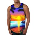 thumbnail image 1 of Birdeem Nouveau Débardeur Décontracté Mode Homme Été Floral Hawaïen Imprimé Sport Col Rond, 1 of 8