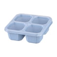 thumbnail image 2 of Wuztai Boîte Bento à 4 Compartiments, Contenants à Lunch Réutilisables Divisés pour Enfants et Adultes, Contenants Empilables pour Préparation de Repas Allant au Micro-Ondes pour l'École, le Travail et les Voyages, 2 of 7