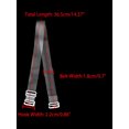 thumbnail image 3 of INSPIRE CHIC Women's Invisible Clear Elastic Clear Bra Shoulder Strap Clear+White, 3 of 5