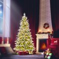 thumbnail image 1 of Costway 6 FT Artificial Christmas Tree Hinged Xmas Tree with 765 Branch Tips 280 Lights, 1 of 10
