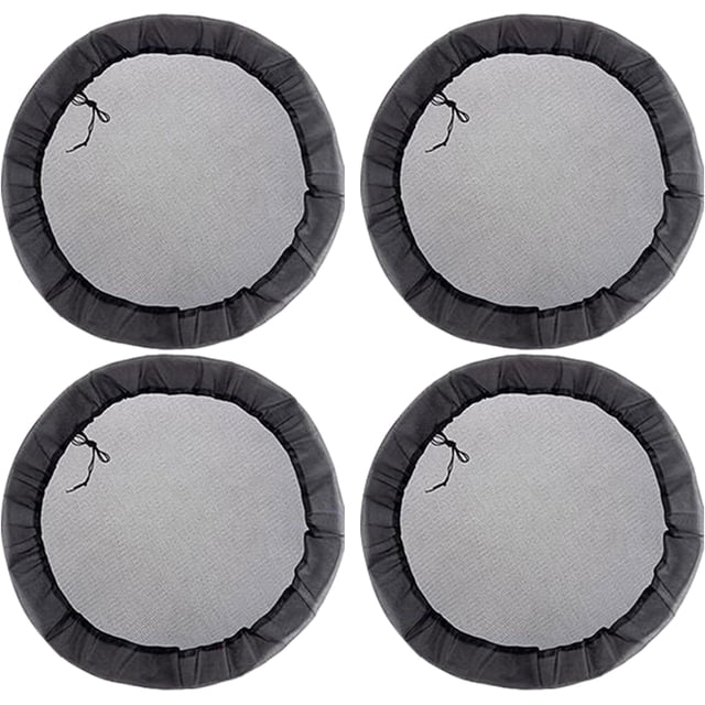 Housse en Maille Robuste pour Baril de Pluie - Filet Robuste pour Baril / Garde de Collecte d'Eau avec Filtre de Récupération d'Eau de Pluie en Maille d'Acier Robuste, Enceinte de Tambour à Hauteur Réglable pour la Maison, Housses de Cylindre pour la Maison