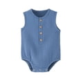thumbnail image 4 of Birdeem 3-24 Months Jumpsuit Summer Gauze Thin Sleeveless Newborn Clothes Rompers, 4 of 12