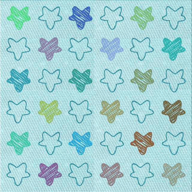Ahgly Company Tapis de Zone Intérieur Lavables à la Machine, Carrés, de Style Transitionnel, Bleu Électrique, 7 Pi Carrés