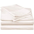 thumbnail image 3 of 400 Thread Count 4 Piece Quality Sheet Set Deep Pocket 18 Inch 100% Egyptian Cotton Solid Pattern with 2 Side Pockets, 3 of 4