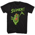 thumbnail image 1 of Real Ghostbusters Tv Slimer! Adult Short Sleeve T Shirt, 1 of 2
