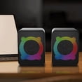 thumbnail image 1 of Birdeem Usb Powered Computer Speakers with Dynamic Rgb Lights,Wired 3.5Mm Stereo Sound for Desktop Pc Laptop,Mini Gaming Multimedia Speakers,Enhanced Bass, 1 of 9