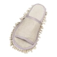 thumbnail image 1 of jifeng Mop Slippers Floor Cleaning Mopping Slippers Open Toe Quiet Comfortable Cleaning Beige, 1 of 9