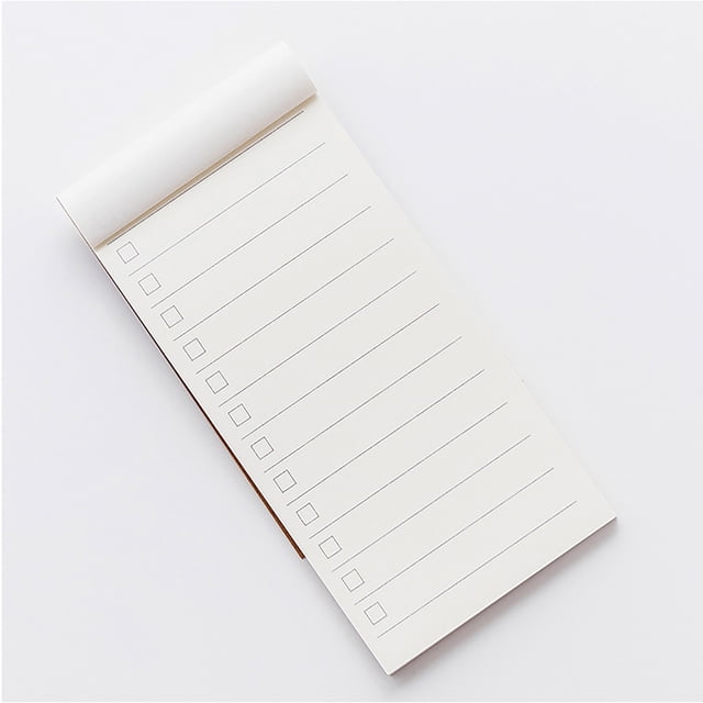 PRETXORVE Bloc-Notes Pratique Déchirable Papier Kraft Carnet de Notes Portable