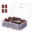 thumbnail image 1 of MesaSe 100pcs Professional Sanding Bands Nail Manicure File Sand Piece Set Drums Sleeves For Rotary Tools Brown, 1 of 6