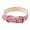 Pink, variant on Cat Collar Pet Collar Light Ring Reflective Cat Instagram Wind Leather Check Dog Suitable For Training Sessions