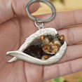thumbnail image 4 of Yeacher Independent Station Cross-border UV Printing Keychain Car Key Pendant Acrylic Creative Cute Dog Animal, 4 of 6