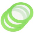 thumbnail image 5 of BESTONZON 3pcs Silicone Baking Mat Round Heat Resistant Barbecue Mat Non-stick Pastry Sheet Liner (20CM, Green), 5 of 5