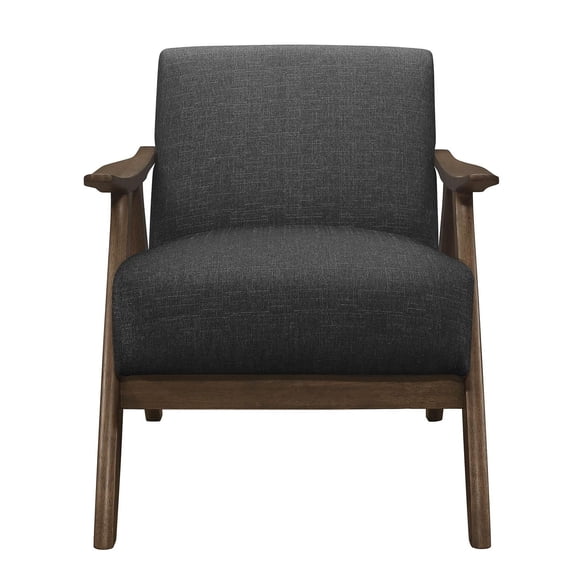 Topline Home Furnishings Dark Grey Accent Chair