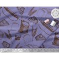 thumbnail image 3 of Soimoi Tissu Poly Georgette Rouleau, Imprimé Pain de Blé et Sandwich Tissu d'Artisanat au Mètre 42 Pouces de Large, 3 of 3