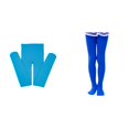 thumbnail image 1 of 2 Pack(BU1 1PCS & BU2 1PCS) Multipack Pants Leggings Pantihose Stretchy Basic Full Length Ballet Tan Pants Dance Pants Pantyhose for Spring Summer Stocking, 1 of 4