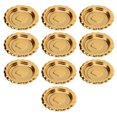 thumbnail image 2 of 20Pcs Plastic Cake Serving Trays Cake Trays Cake Boards for Birthday (Golden), 2 of 5