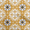 thumbnail image 1 of oneOone Rayon Yellow Fabric Asian Block Floral Sewing Craft Projects Fabric Prints By Yard 56 Inch Wide, 1 of 4