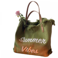 thumbnail image 2 of Handbag Beach Bag Travel Bag Simple Tassel Bag Mother Bag Large Capacity Shoulder Bag-SinKeeU, 2 of 4