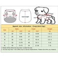 thumbnail image 4 of 2025 Dog Sweaters For Small Clothes For Dogs Daisy Style Small Dog Clothes Plush Round Neck Flowers Dog Fleece Sweater, 4 of 7