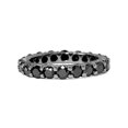 thumbnail image 2 of 2 CT Black Diamond Eternity Ring 10K Black Gold, 2 of 2