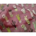 thumbnail image 5 of oneOone Cotton Poplin Fabric Leaves & Floral Block Printed Fabric 1 Yard 56 Inch Wide, 5 of 5
