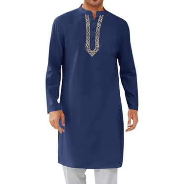 UANWENN Caftan pour Hommes à Boutons Chemises Décontractées Robe à Manches Longues Chemise en Lin Grande Taille et Taille Forte Combinaison à Capuche Courte Ample pour Hommes Chemises pour Hommes de Grande Taille Chemises Décontractées à Manches Courtes Unies Paquet Flanelle