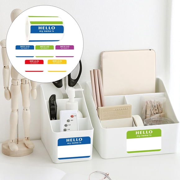 300 Sticker Name Tags Sticker Labels Embellishment Meeting Daycare Organizer Words