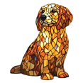 thumbnail image 2 of Série de Chiens Ornements Artistiques, 2 of 4