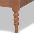 thumbnail image 4 of Baxton Studio Cielle Mi-Siècle Plate-Forme en Bois Très Grand Lit en Ash et Walnut, 4 of 9